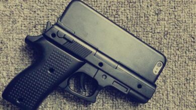 Gun Shaped Iphone Case