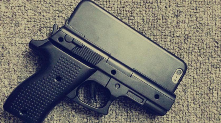 Gun Shaped Iphone Case