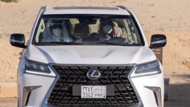 محمد بن سلمان مع امير قطر جولة العلا