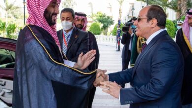 مراسم استقبال ولي العهد الامير محمد بن سلمان في قصر الاتحادية 800x613 1