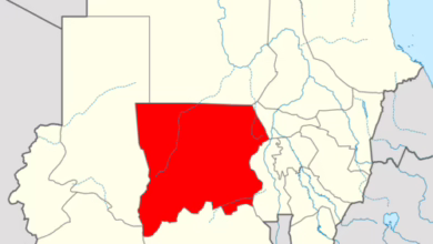 Locator map Sudan North Kurdufan CPA