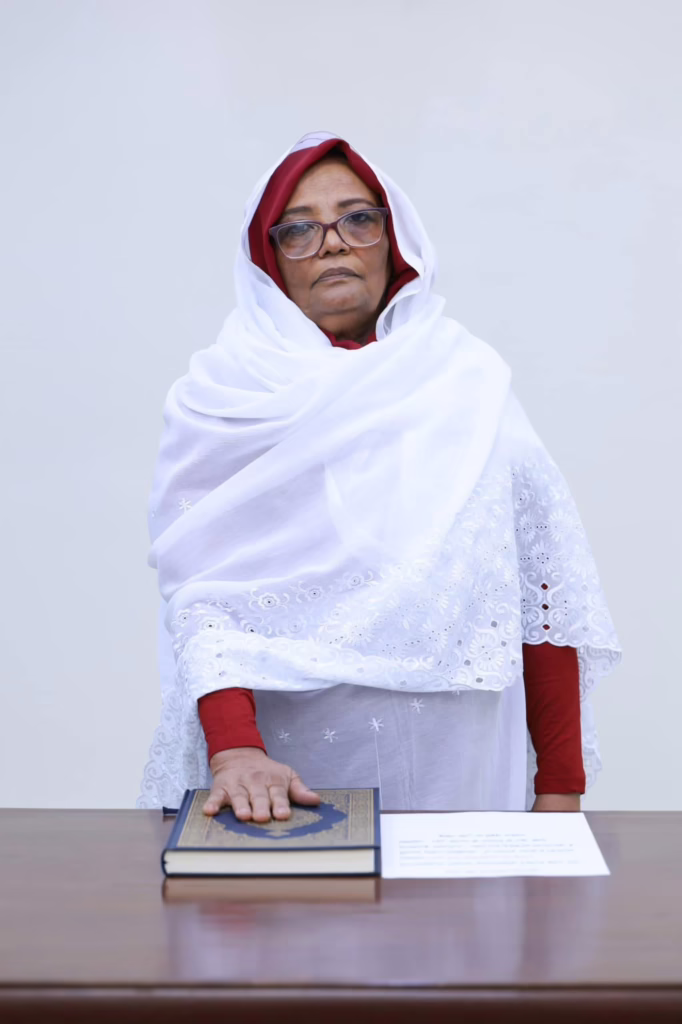 النائب العام لجمهورية السودان تؤدي القسم أمام رئيس مجلس السيادة
