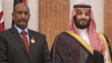 ولي العهد السعودي محمد بن سلمان ورئيس مجلس السيادة في السودان عبد الفتاح البرهان 1